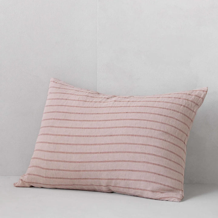 Basix Standard Pillowcase Big Stripe | Rosa/Floss