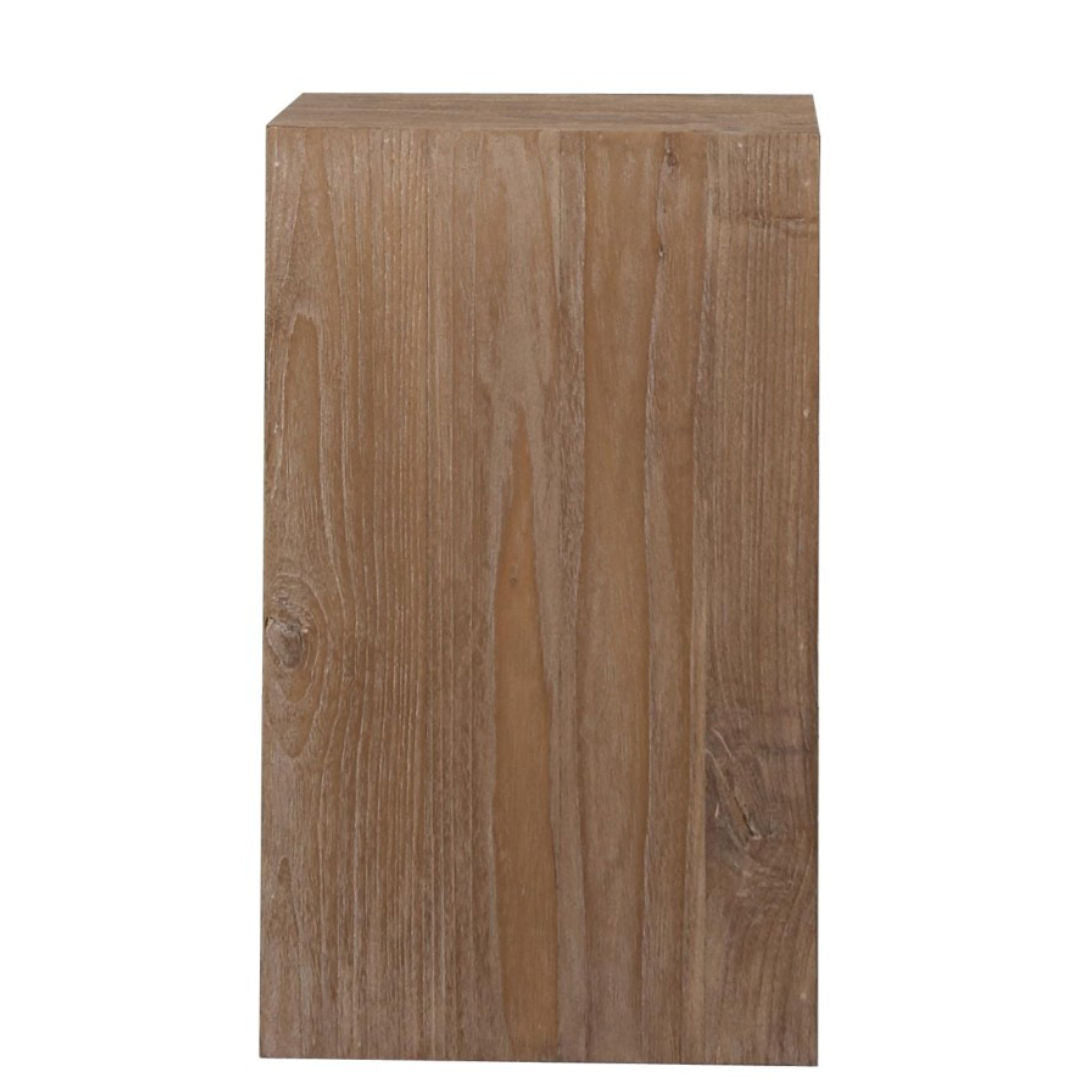 Adkins Wood Pedestal | Flamant Belgium | 30X30X70-Suzie Anderson Home