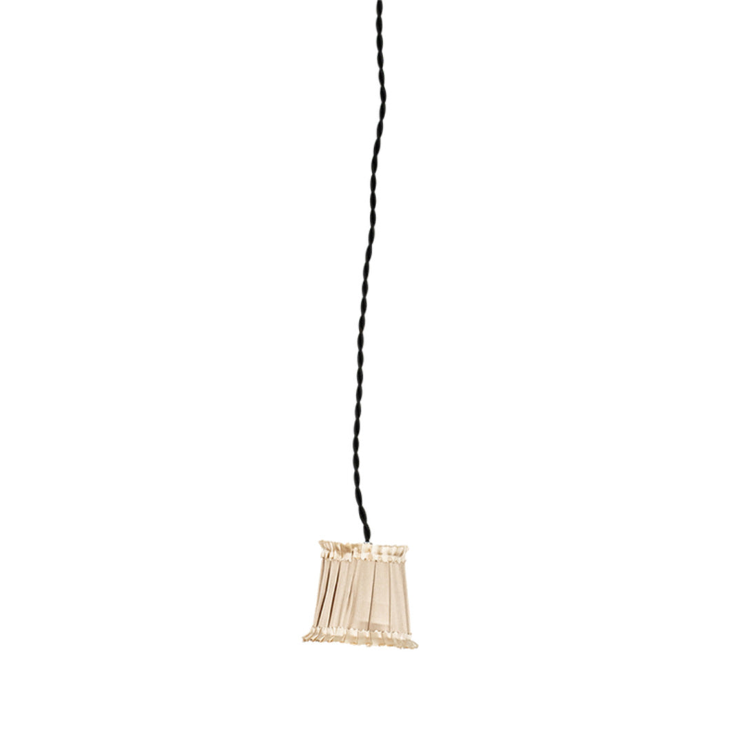 La Balladeuse Hanging light | Metal & Silk | H9cm + Cord-Suzie Anderson Home