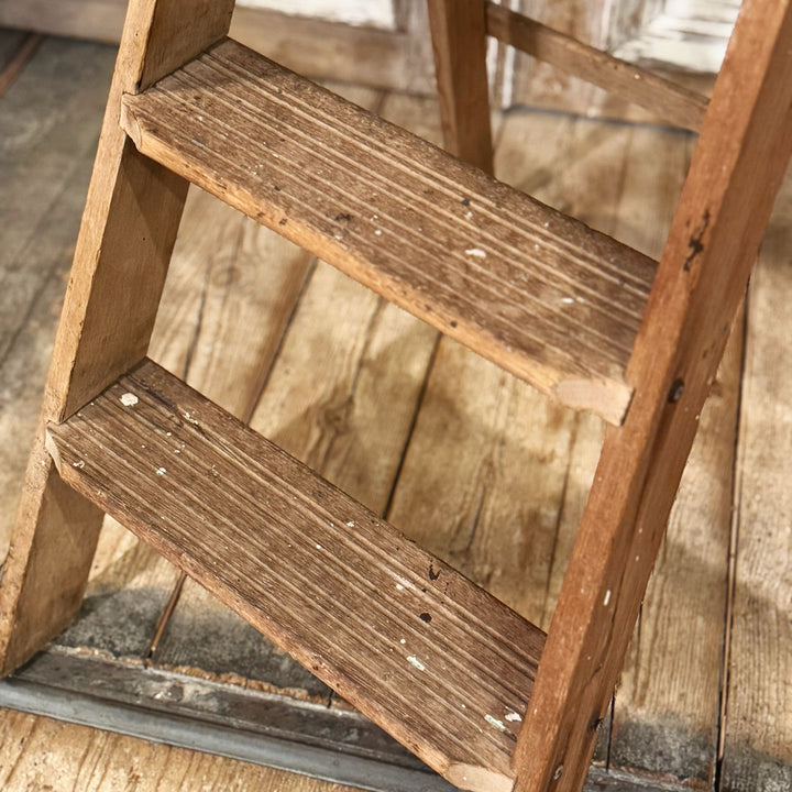 Vintage Three Step Ladder | 92 x 45 x 61cm-Suzie Anderson Home