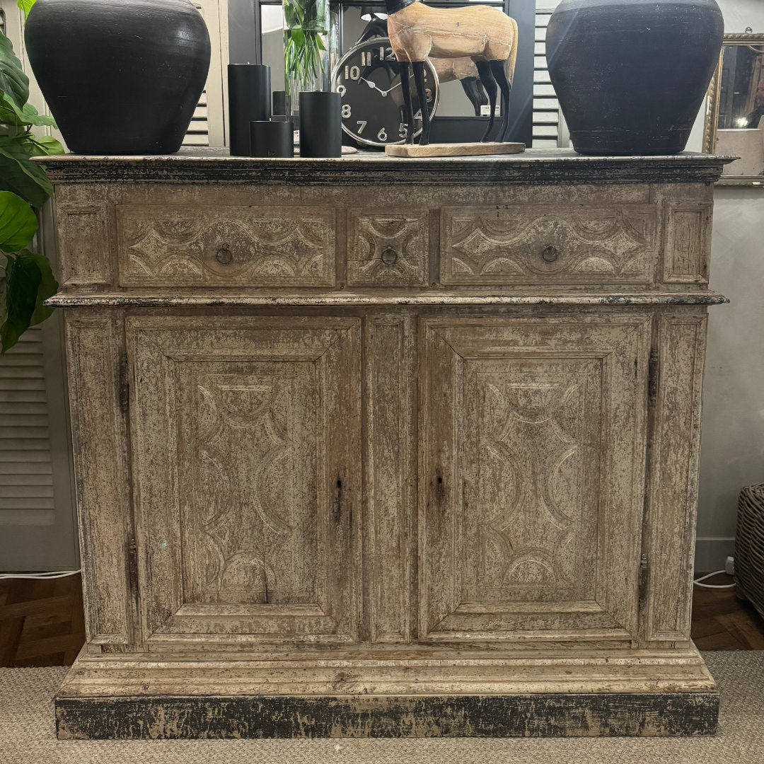 Late 19th Century Italian painted sideboard | Pine & Oak-Suzie Anderson Home