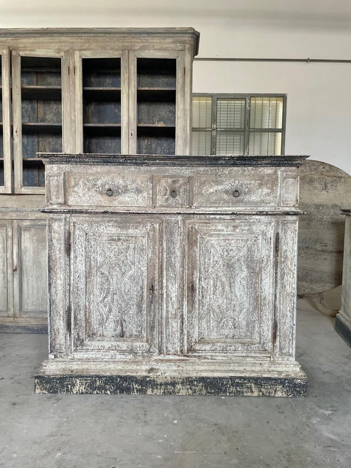 Late 19th Century Italian painted sideboard | Pine & Oak-Suzie Anderson Home