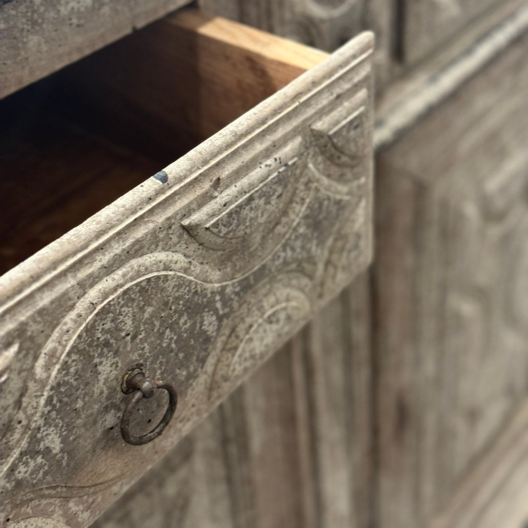 Late 19th Century Italian painted sideboard | Pine & Oak-Suzie Anderson Home