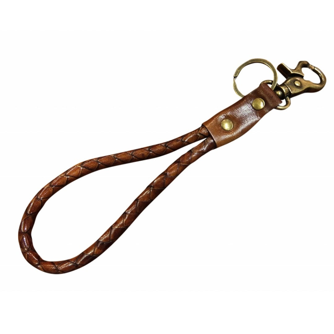 Leather Rope Key Ring with Brass-Suzie Anderson Home