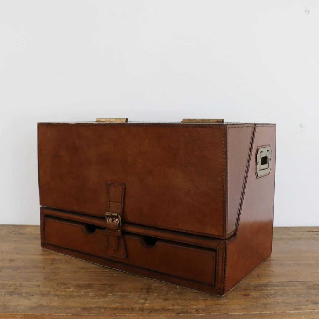 Leather Stationery Box-Suzie Anderson Home