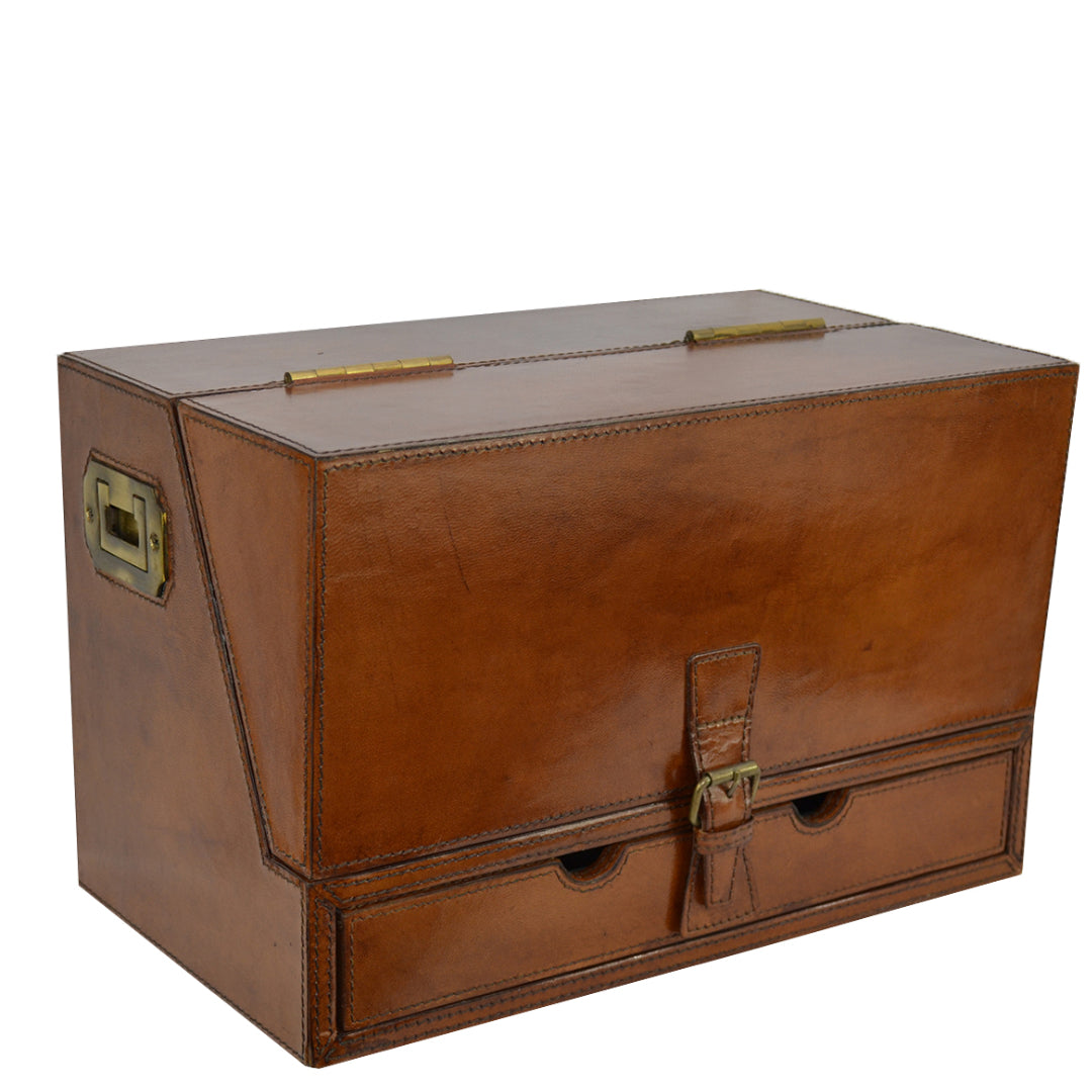 Leather Stationery Box-Suzie Anderson Home