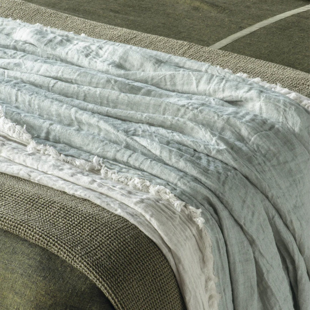 Leggera Blanket | Pale Ocean-Suzie Anderson Home