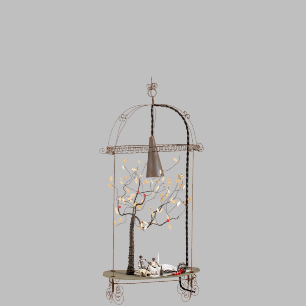 Les 4 saisons Lamp | Summer | Made in Avignon | W 30, H 68cm-Suzie Anderson Home