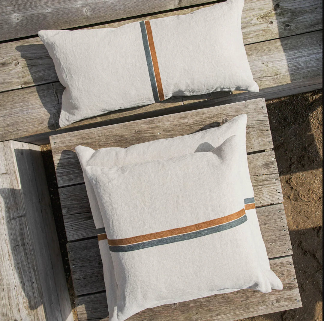 Libeco Linen Atlas Cushion Cover | Stonewashed Linen | Natural | 63x63cm