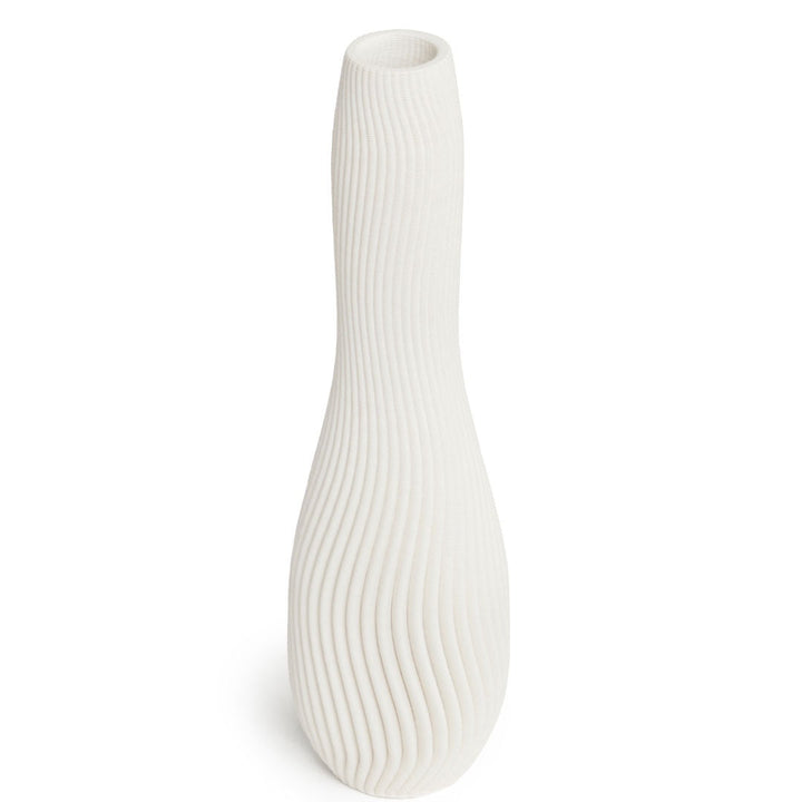 Lila White Vase | 32cm-Suzie Anderson Home