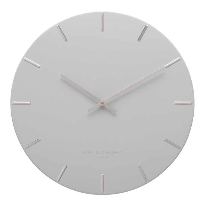 Luca Silent Wall Clock | Light Grey | 60cm-Suzie Anderson Home