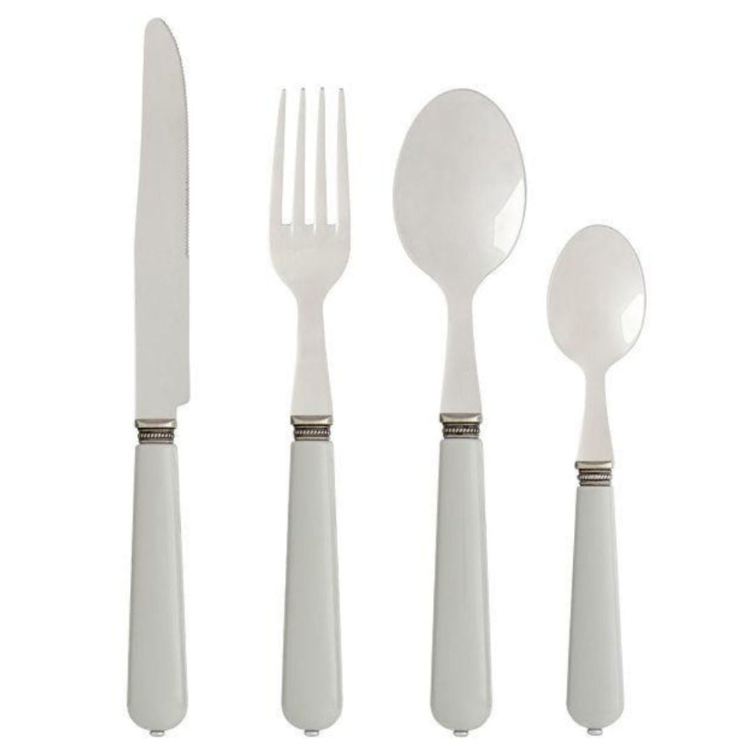 Lucie Cutlery Setting 4pce | Grey-Suzie Anderson Home