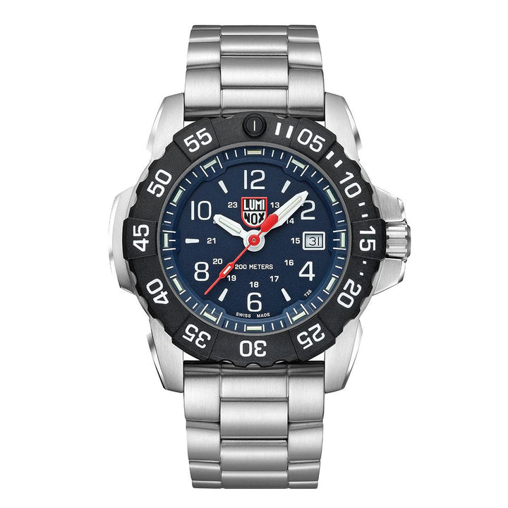 Luminox Navy Seal 45mm Swiss Made Watch | 20ATM | Cobalt Dial Steel Band-Suzie Anderson Home