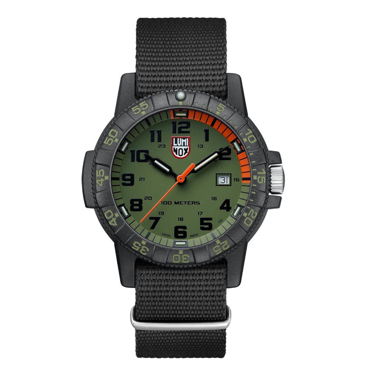 Luminox Sea Turtle Giant 44mm Swiss Made Watch | 10ATM | Khaki Dial Black NATO-Suzie Anderson Home