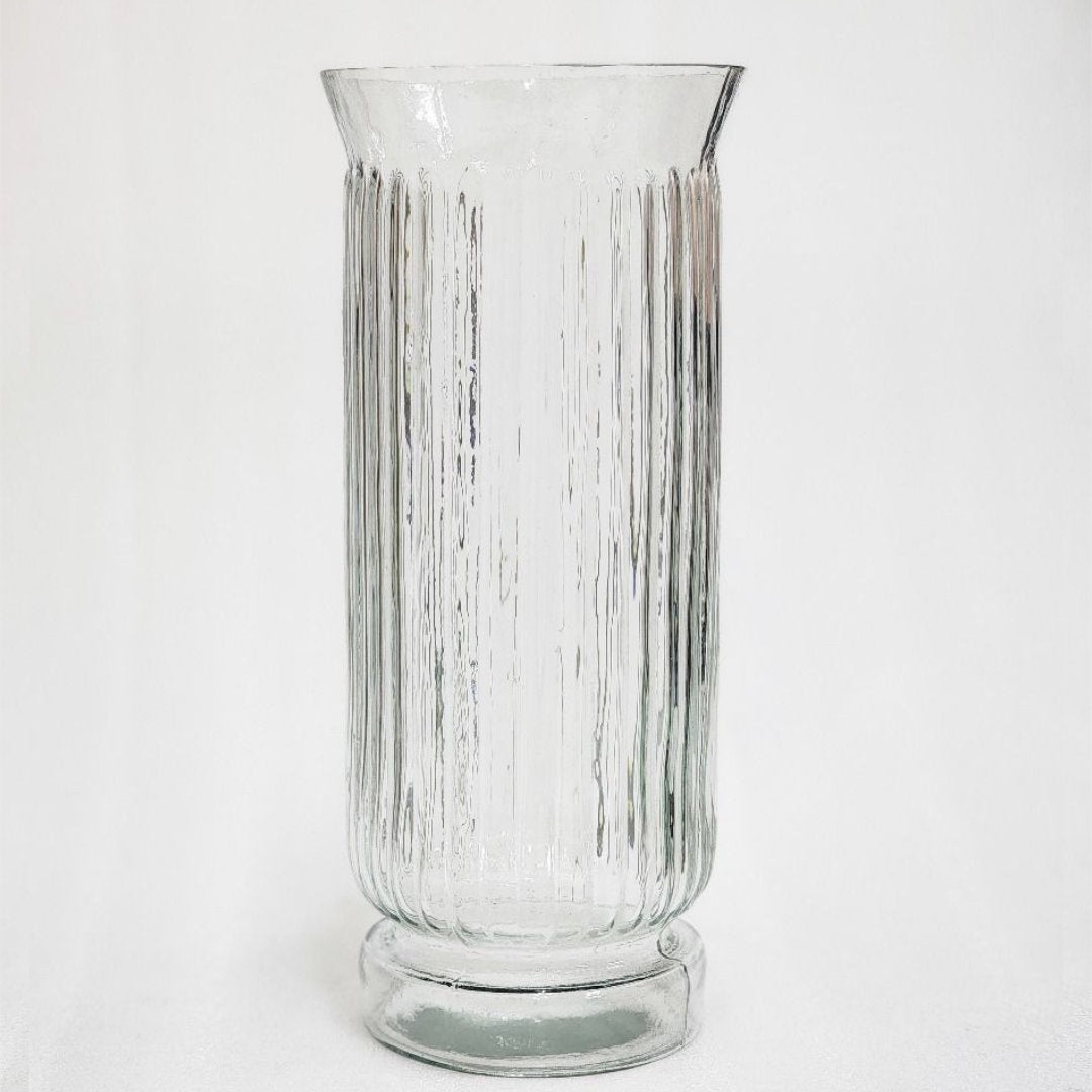 Luxembourg Glass Ribbed Hurricane-Suzie Anderson Home