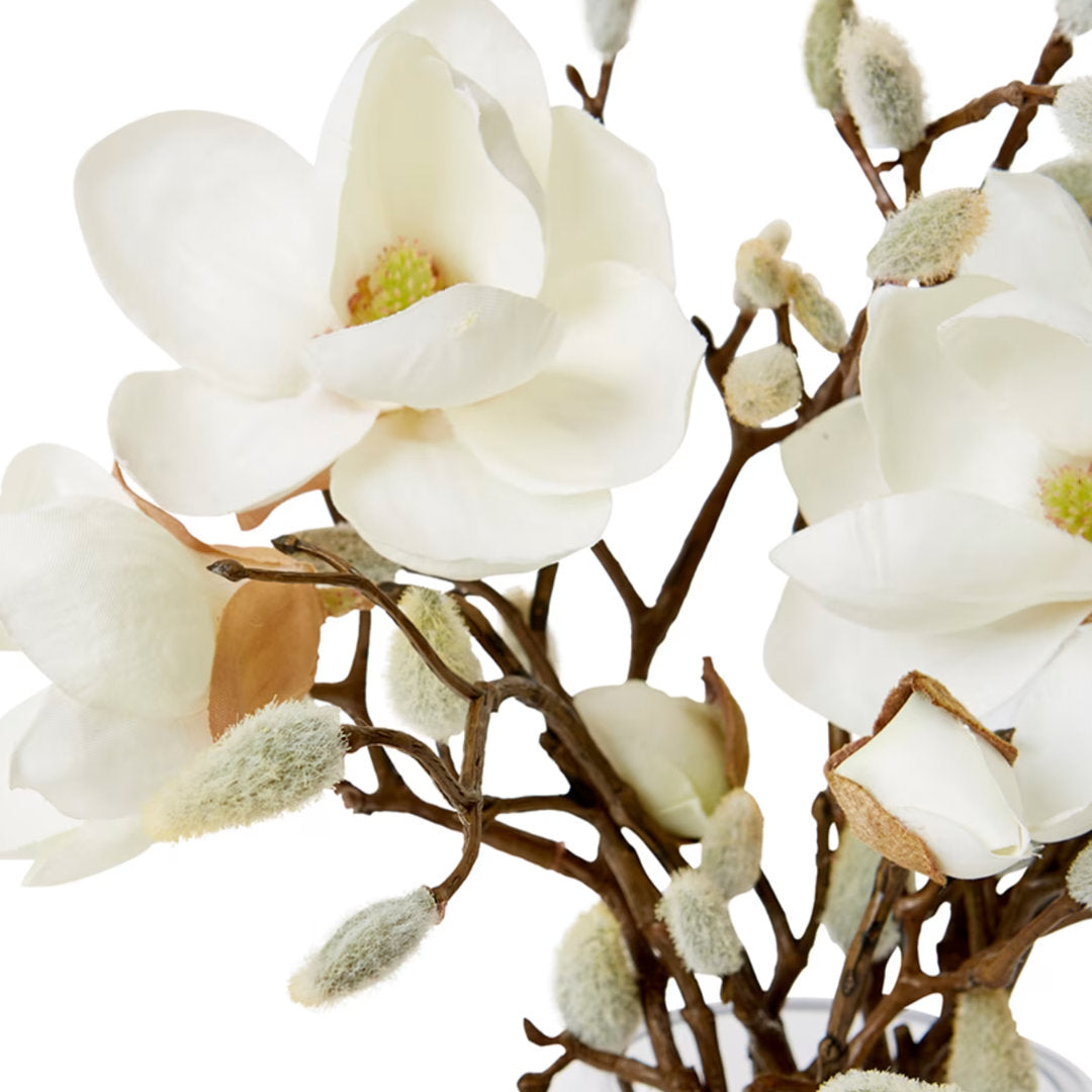 Magnolia White Spray Alma in Small Vase-Suzie Anderson Home