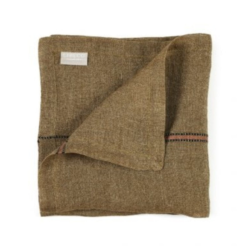 Marie Linen Napkin | Bronze Stripe-Suzie Anderson Home