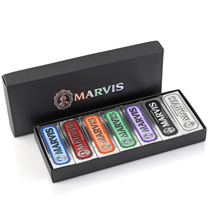 Marvis 7 Flavours Toothpaste Gift Set in Black Box-Suzie Anderson Home