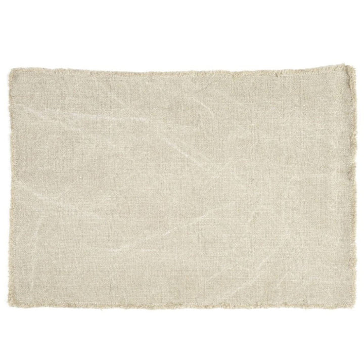 Pacific Belgian Libeco Linen Placemat | Flax