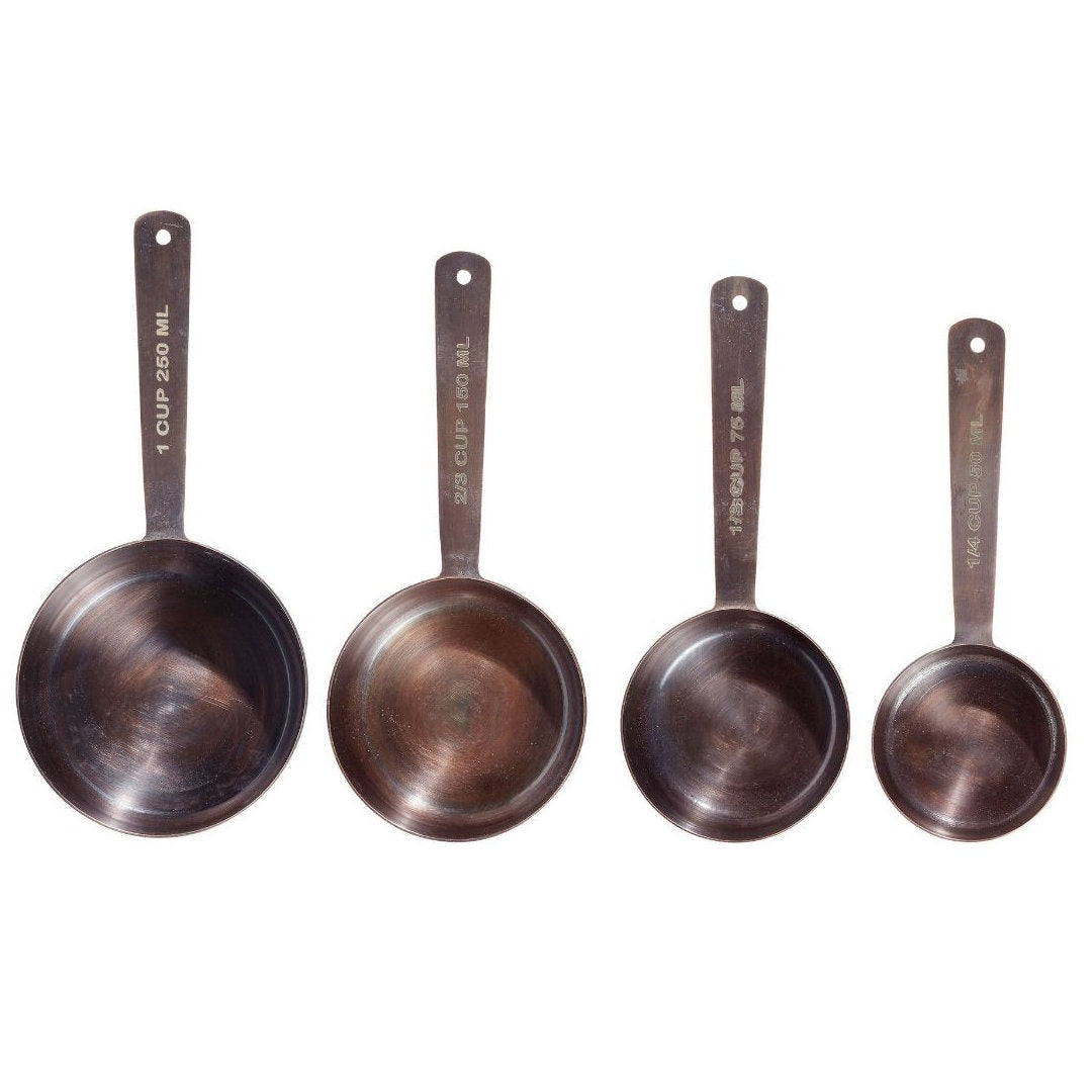 Measuring Cups | Set of 4 | Antique Copper-Suzie Anderson Home