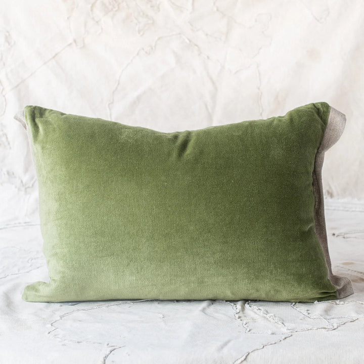 Medicis Cushion & Insert | Khaki Avocado | 35 x 50cm-Suzie Anderson Home