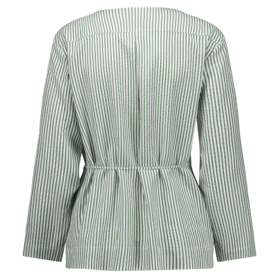 Mellow Shirt | Tencel | Forest Green Stripe | SM-Suzie Anderson Home