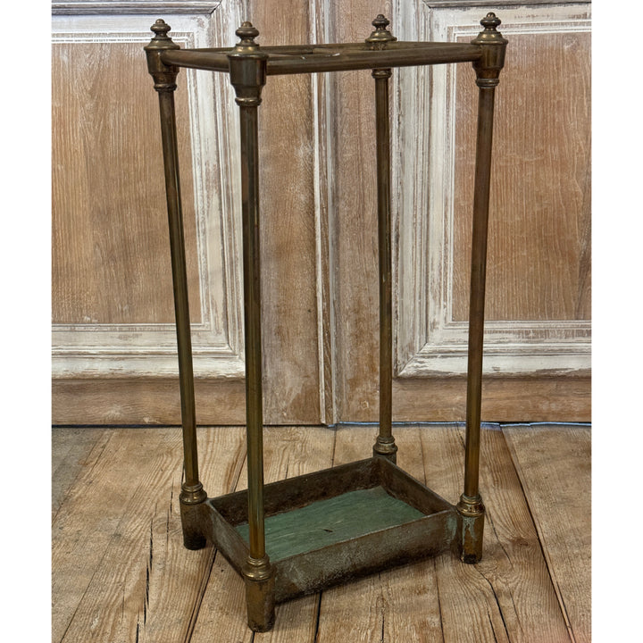 French Antique Brass Umbrella Stand | Circa 1900