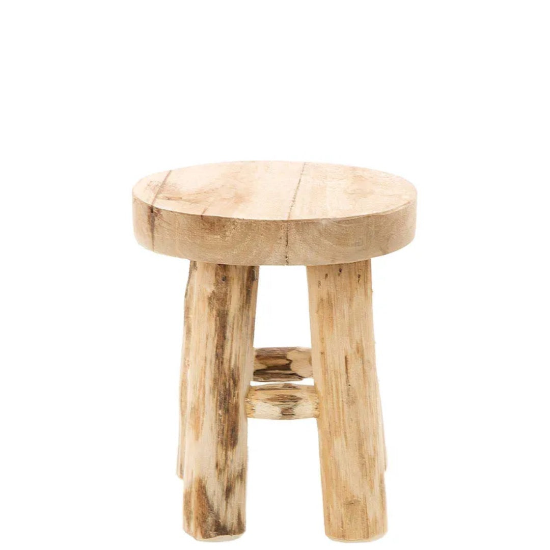 Mini Teak Display Stool | W15 x H17cm-Suzie Anderson Home