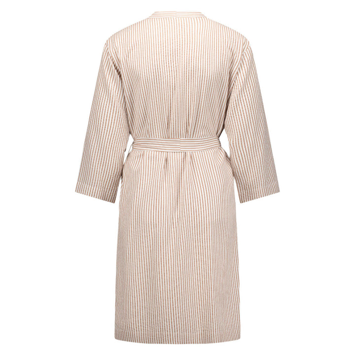 Morning Robe | Tencel | Rust Stripe | ML-Suzie Anderson Home