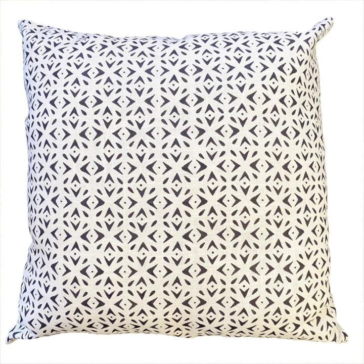 Mudcloth Cushion & Insert | Linen | Petite 60cm-Suzie Anderson Home