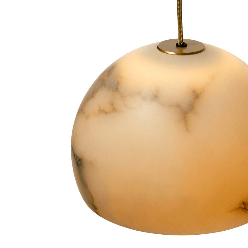 Neil Suspension Alabaster | 015 | Satin Gold | 1.7m max Cord Drop-Suzie Anderson Home