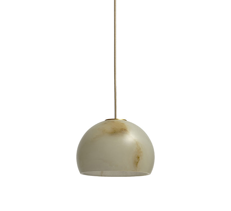 Neil Suspension Alabaster | 015 | Satin Gold | 1.7m max Cord Drop-Suzie Anderson Home