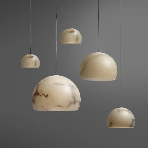 Neil Suspension Alabaster | 025 | Satin Gold | 1.7m max Cord Drop-Suzie Anderson Home