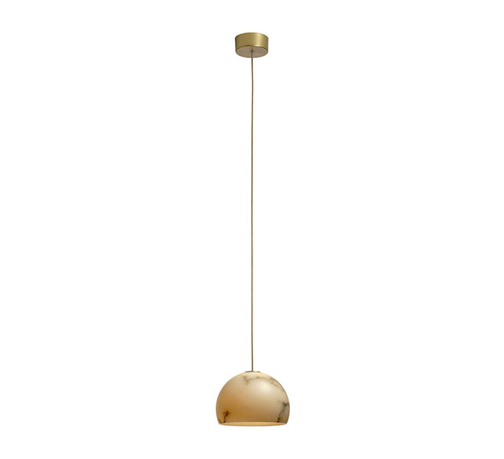 Neil Suspension Alabaster | 021 | Satin Gold | 1.7m max Cord Drop-Suzie Anderson Home