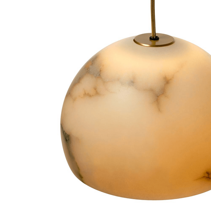 Neil Suspension Alabaster | 025 | Satin Gold | 1.7m max Cord Drop-Suzie Anderson Home