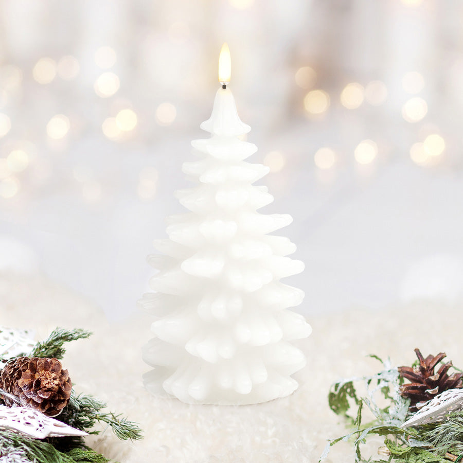 Nordic White Christmas Tree | Flameless Candle-Suzie Anderson Home