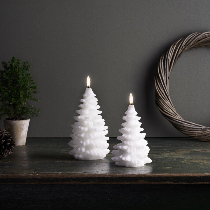 Nordic White Christmas Tree | Flameless Candle-Suzie Anderson Home