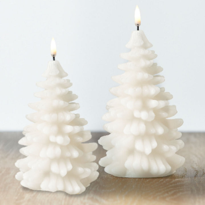 Nordic White Christmas Tree | Flameless Candle-Suzie Anderson Home