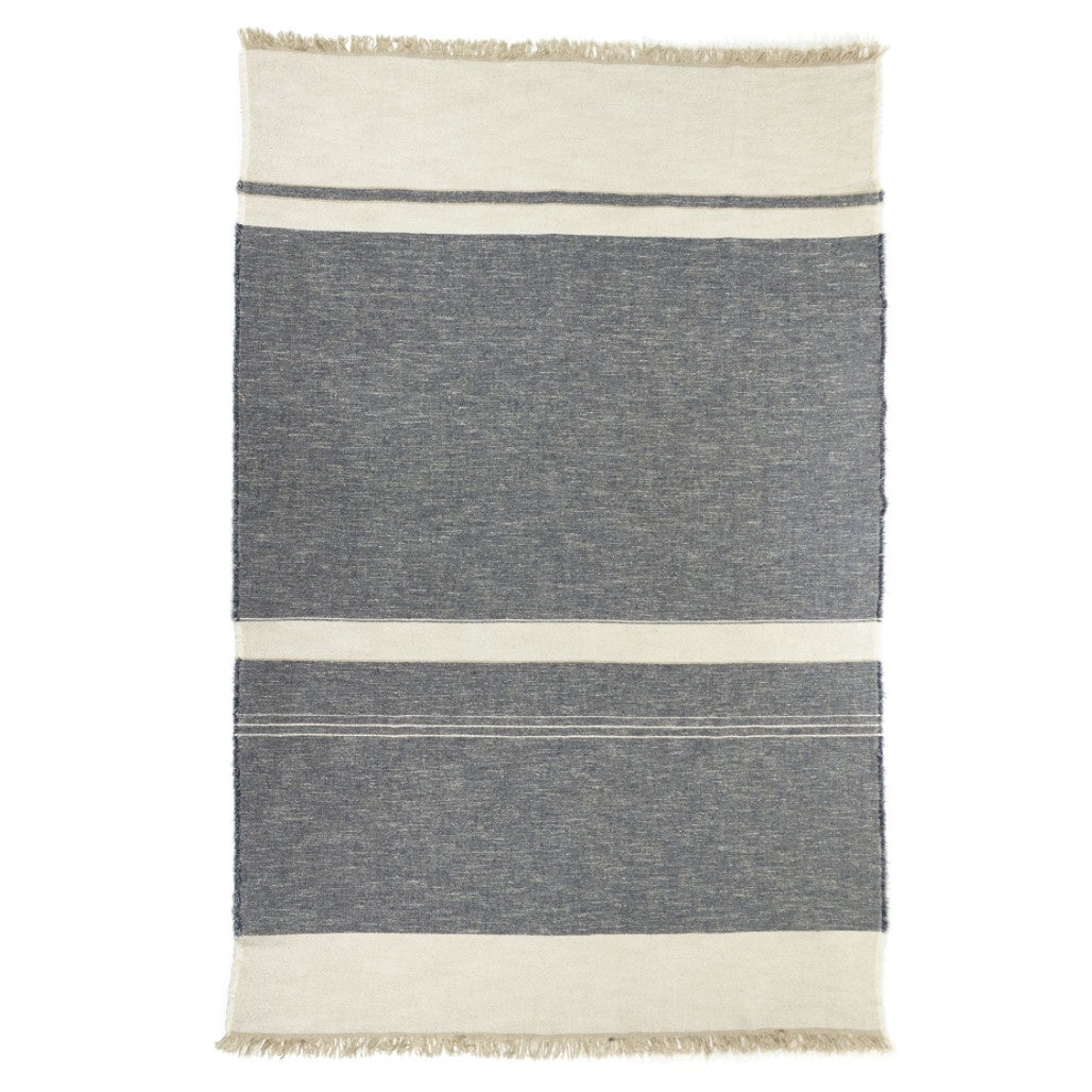 North Sea Stripe Throw/Blanket-Suzie Anderson Home