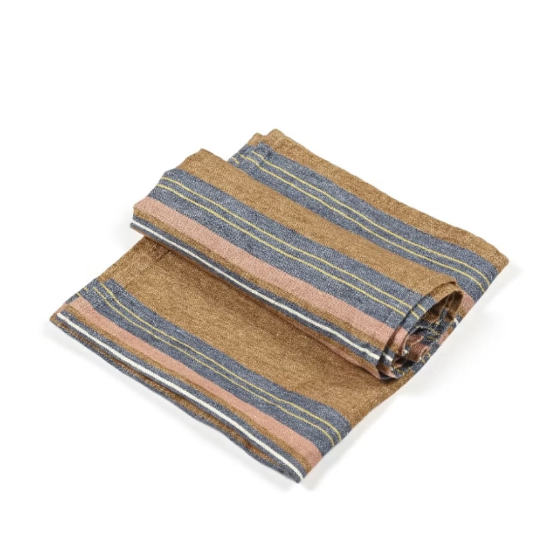 Olympia Napkin | Stripe | Belgian Linen-Suzie Anderson Home