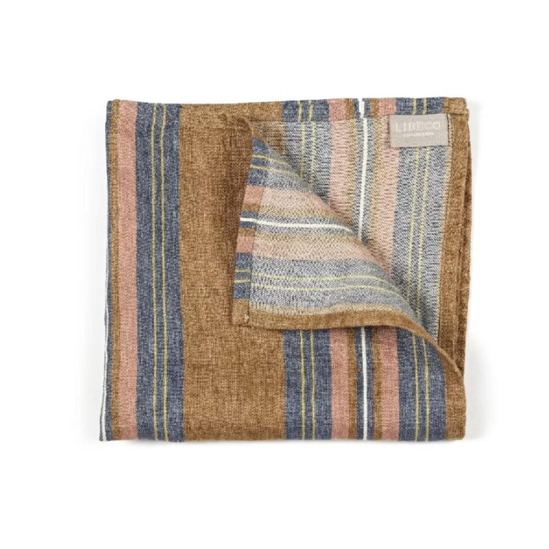 Olympia Napkin | Stripe | Belgian Linen-Suzie Anderson Home