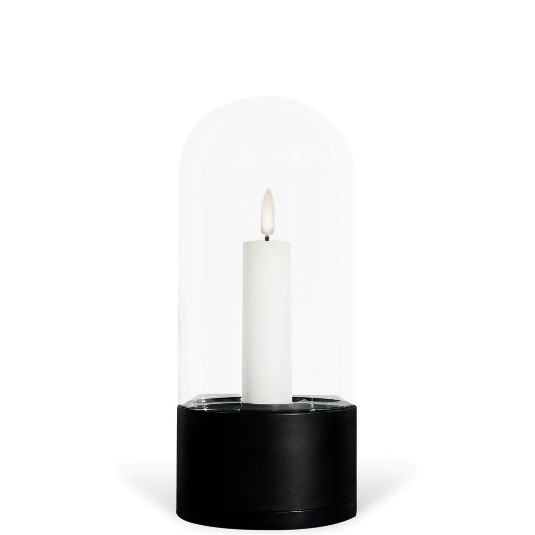 Outdoor Lantern | Glass Dome | Weather Resistant | Matte Black-Suzie Anderson Home