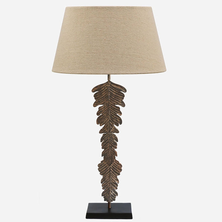 Palmas Table Lamp Base | Rustic Brass | 66cmH