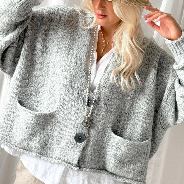 Bypias | Dash Cardigan | Pearl Grey