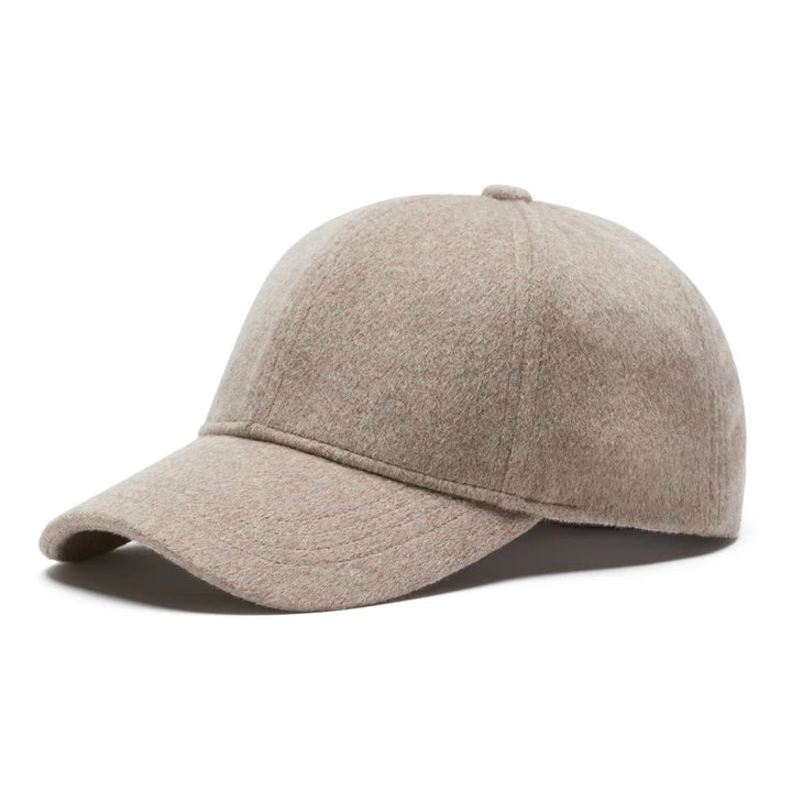 Cable | Wool Cashmere Cap | Pebble