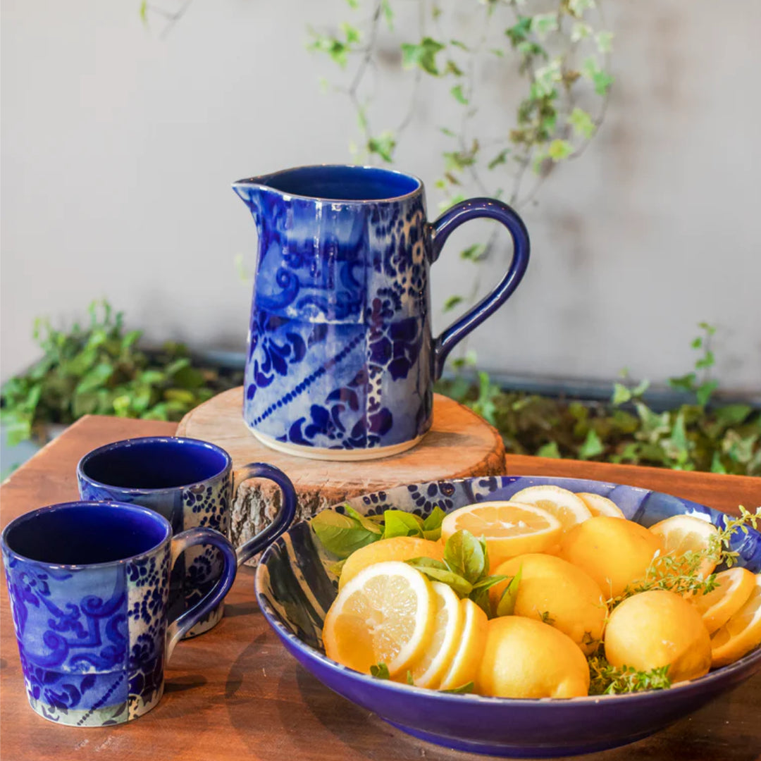 Pitcher 1.73L | Lisboa | Blue Tile-Suzie Anderson Home