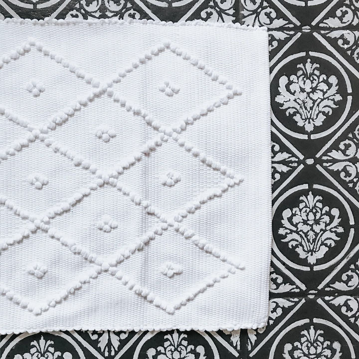 Portuguese Diamond Bath Mat-Suzie Anderson Home