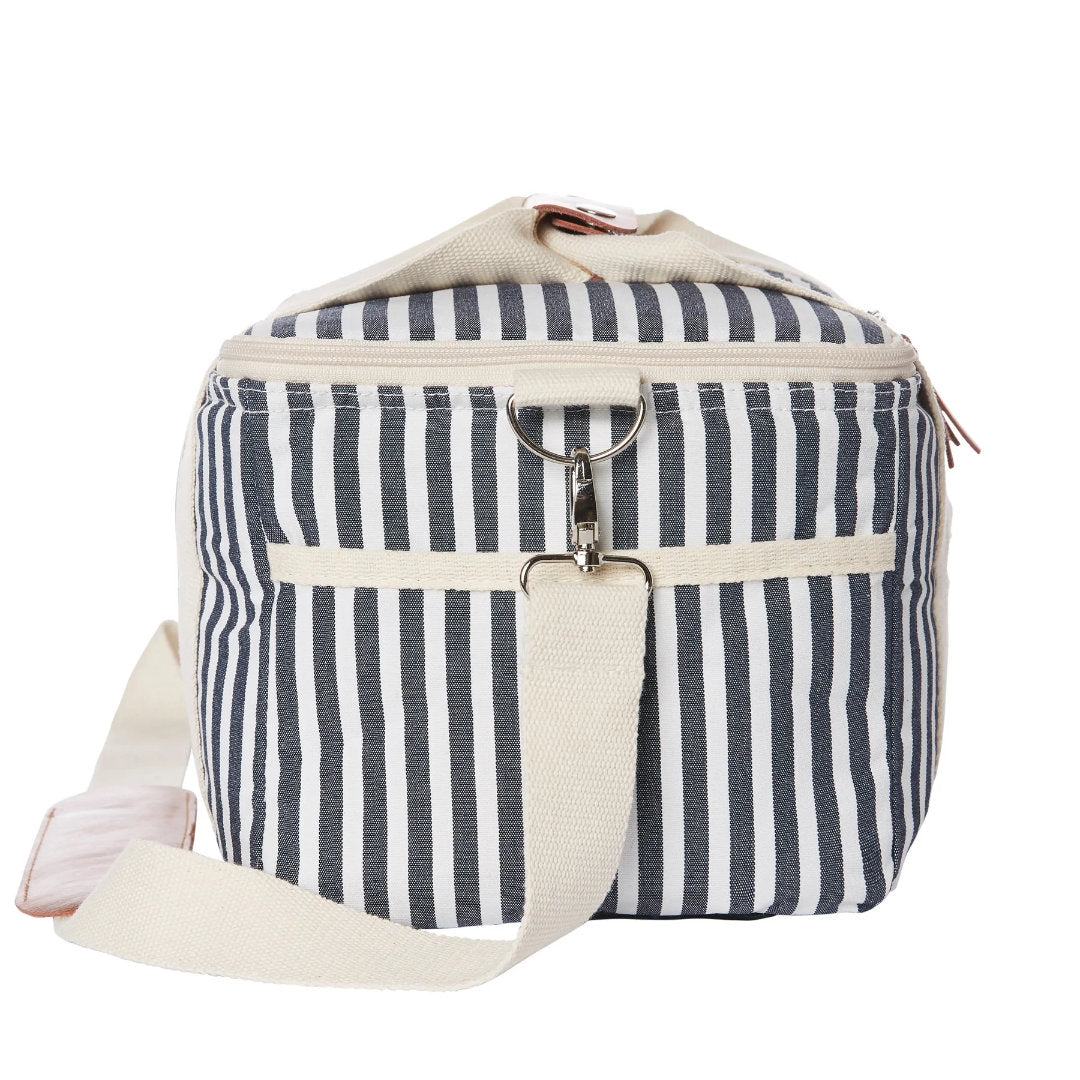 Premium Cooler Bag | Laurens Navy Stripe | W32 x D22 x H20cm-Suzie Anderson Home