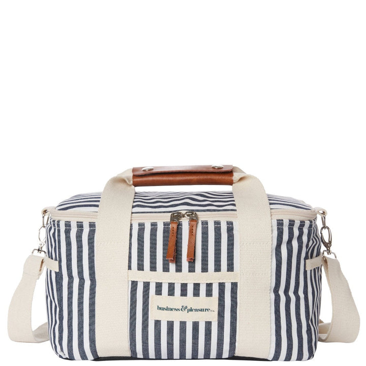 Premium Cooler Bag | Laurens Navy Stripe | W32 x D22 x H20cm-Suzie Anderson Home