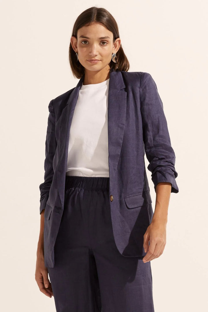 Zoe | Prevail Jacket | Indigo